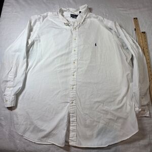 Ralph Lauren Classic White Button-Down Shirt